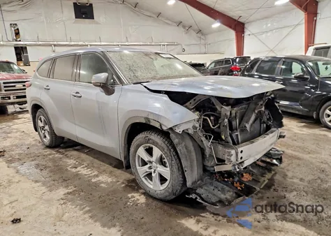 2021 Toyota Highlander L from USA, damaged, VIN 5TDBZRBH5MS129098